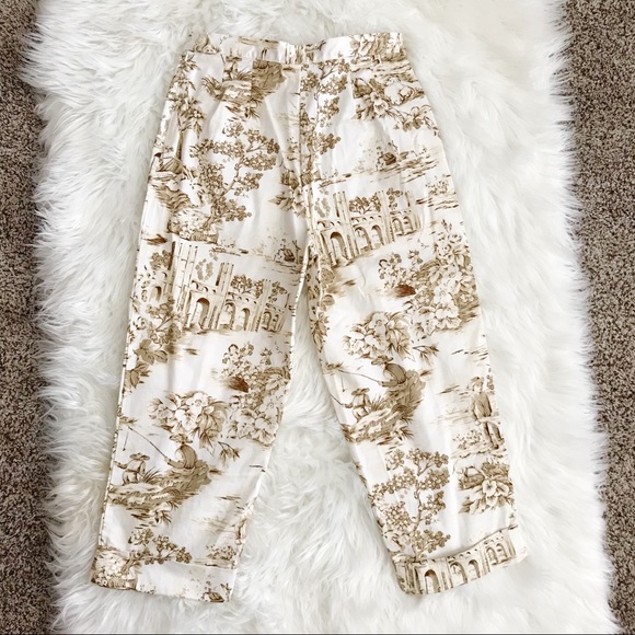 Bill Blass Printed Pants Size 6 - Picture 4 of 5